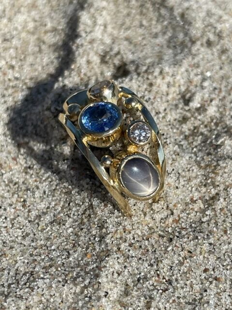 fancy set in sand